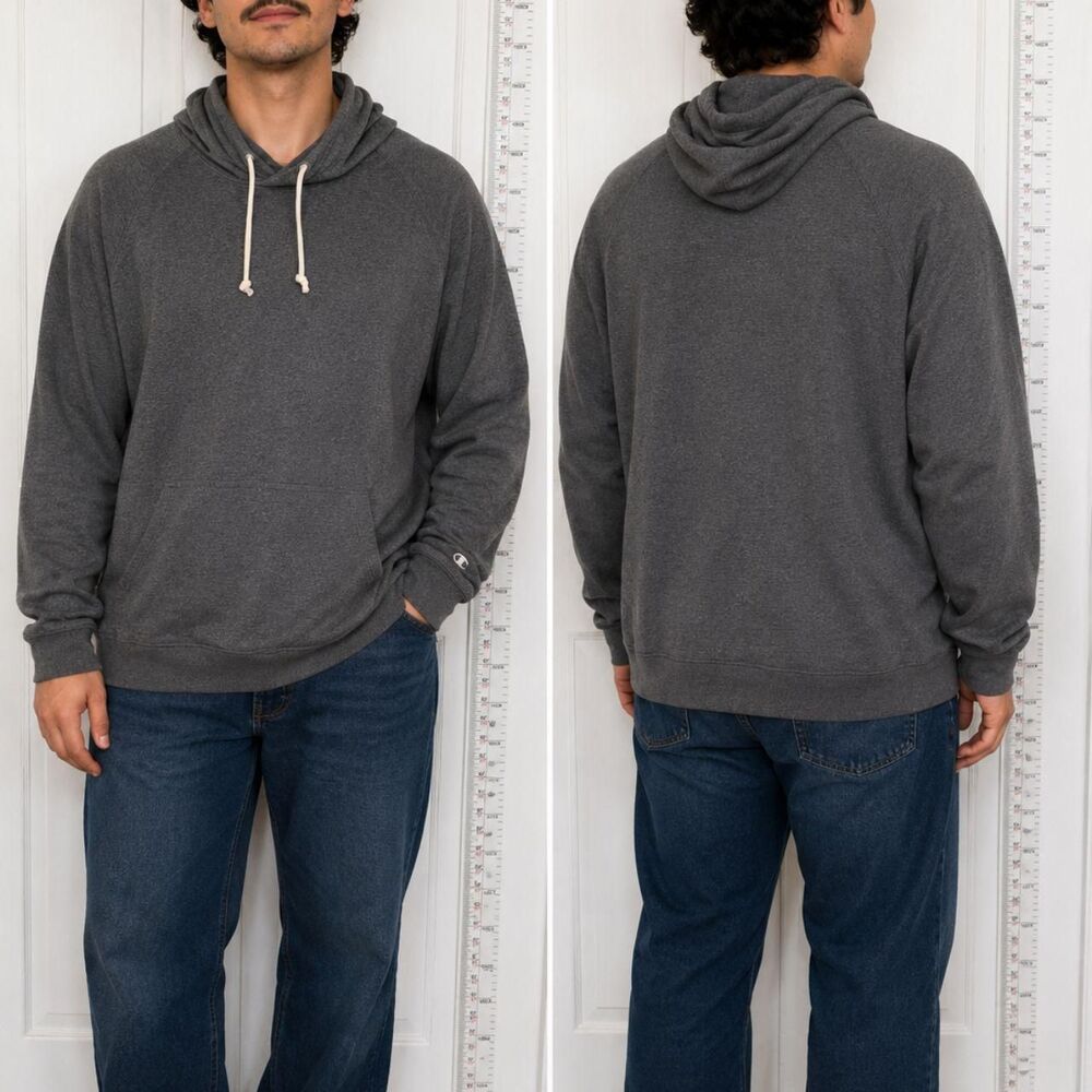 Champion Men's Grey Hoodie